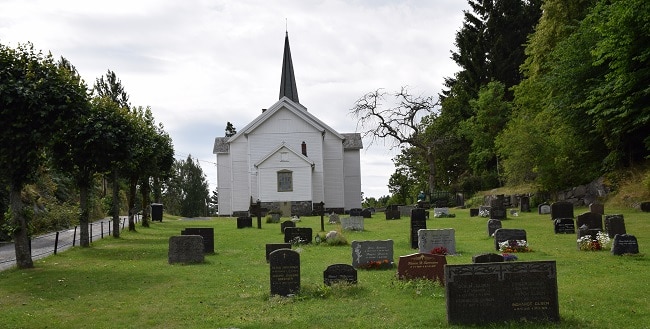 הכנסיה באי Skåtøy