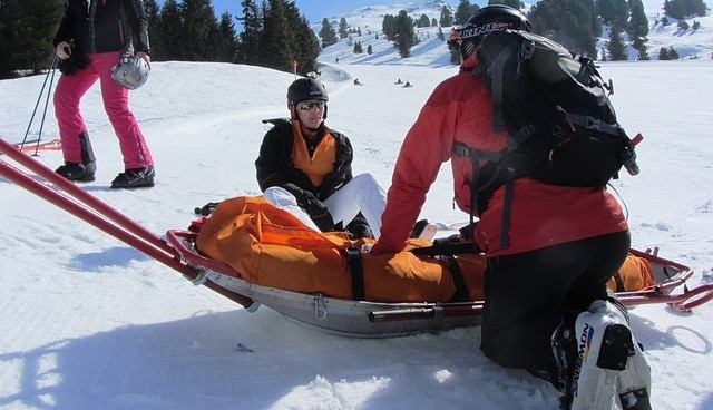חילוץ מטייל שנפצע בסקי בנורבגיה